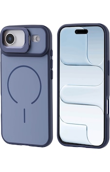 Apple Uyumlu iPhone 17 Air Kılıf M-safe Şarj Özellikli Kamera Standlı Zore Notron Kapak Lacivert Apple Uyumlu iPhone 17 Air Kılıf M-safe Şarj Özellikli Kamera Standlı Zore Notron Kapak Lacivert