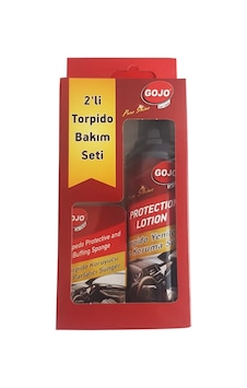 Gojo İkili Set torpido Yenileme ve Koruma Sütü - Parlatma Sünger Gojo İkili Set torpido Yenileme ve Koruma Sütü - Parlatma Sünger