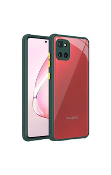 Samsung Galaxy Uyumlu A81 Note 10 Lite Kılıf Köşe Ve Kamera Korumalı Arkası Şeffaf Renkli Tuşlu Kapak Kaff Samsung Galaxy Uyumlu A81 Note 10 Lite Kılıf Köşe Ve Kamera Korumalı Arkası Şeffaf Renkli Tuşlu Kapak Kaff