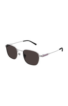 Gucci Gg 1876s 003 50 Unisex Kare Gri Metal Güneş Gözlüğü Gri Gucci Gg 1876s 003 50 Unisex Kare Gri Metal Güneş Gözlüğü Gri