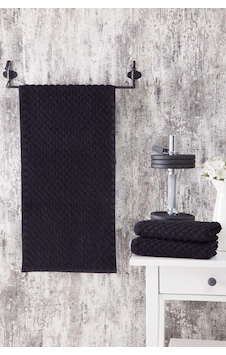 30x90 CM Siyah Kare Desen Spor Havlusu Vtx0029 30x90 CM Siyah Kare Desen Spor Havlusu Vtx0029