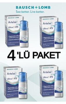 Bausch & Lomb Artelac Ultra 4s 10 Ml Damla 4'lü Paket Bausch & Lomb Artelac Ultra 4s 10 Ml Damla 4'lü Paket