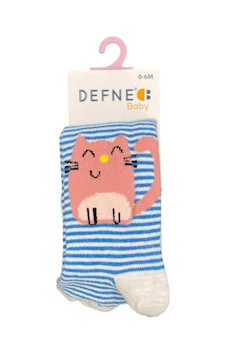 Defne Baby Bebek Külotlu Çorap 018 Beyaz-mavi Beyaz - Mavi Defne Baby Bebek Külotlu Çorap 018 Beyaz-mavi Beyaz - Mavi