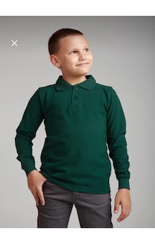 Dıgıl Kids Çocuk Polo Yaka Okul Tişörtü Uzun Kol Yeşil Dıgıl Kids Çocuk Polo Yaka Okul Tişörtü Uzun Kol Yeşil