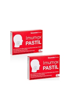 İmuneks Farma İmumax Pastil Ballı Kara Mürver Meyve Ekstraktı, Çinko ve Probiyotik Mikroorganizmalar içeren Takviye Edici Gıda 12 Pastil x 2 Adet İmuneks Farma İmumax Pastil Ballı Kara Mürver Meyve Ekstraktı, Çinko ve Probiyotik Mikroorganizmalar içeren Takviye Edici Gıda 12 Pastil x 2 Adet