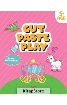 Cut Paste Play - Family Engagement - İngilizce Kes Yapıştır Oyna Kitabı 1 - 5+ Age- Yeti Kitap Cut Paste Play - Family Engagement - İngilizce Kes Yapıştır Oyna Kitabı 1 - 5+ Age- Yeti Kitap