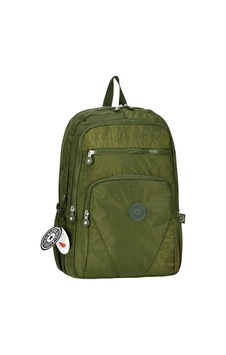 Alphaclub Bag Krinkıl Su Geçirmez Kumaş Büyük Boy Unisex Laptop Okul Seyahat Günlük Sırt Çantası Haki - Yeşil Alphaclub Bag Krinkıl Su Geçirmez Kumaş Büyük Boy Unisex Laptop Okul Seyahat Günlük Sırt Çantası Haki - Yeşil