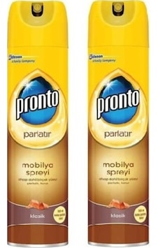 Pronto Mobilya Cilası Sprey 300 Ml - 2 Adet Pronto Mobilya Cilası Sprey 300 Ml - 2 Adet