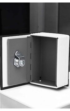 Gizli - 52 - Kasa Kitap Görünümlü Anahtarlı Çelik - Kmrsfres - Mini Kasa
