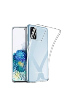 Samsung Galaxy S20 Kılıf Zore Süper Silikon Kapak - Şeffaf Samsung Galaxy S20 Kılıf Zore Süper Silikon Kapak - Şeffaf