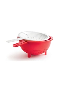 Tupperware Çift Taraflı Süzgeç Kırmızı Ve Turuncu Diğer