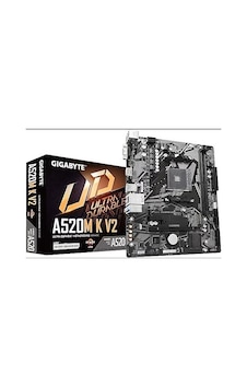 Gigabyte A520m-k V2 Ddr4 5100 Oc Vga Hdmi Am4 Pci-e Gen3 M.2 Usb 3.2 3000-4000-5000 Serisi