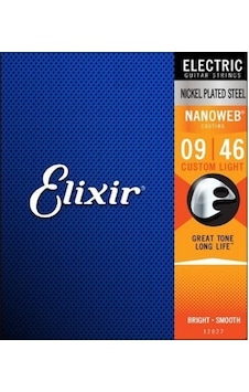 Elixir 009-046 Nanoweb Elektro Gitar Teli 12027 Elixir 009-046 Nanoweb Elektro Gitar Teli 12027
