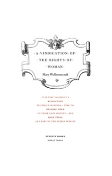 A Vindication Of The Rights Of Woman