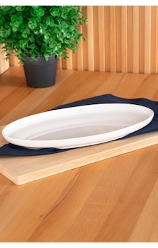 Acar Aria Oval Kayık Tabak - 29 Cm Acar Aria Oval Kayık Tabak - 29 Cm