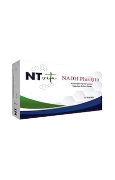 Ntvita Nadh Plus Q10 Koenzim Q10 İçeren Takviye Edici Gıda 30 Kapsül Ntvita Nadh Plus Q10 Koenzim Q10 İçeren Takviye Edici Gıda 30 Kapsül