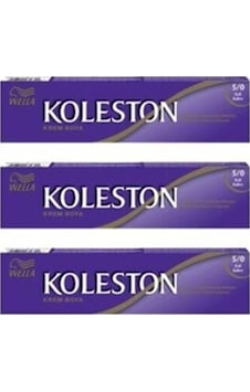 Koleston Tüp Boya 5.0 Açık Kahve 3Adet Koleston Tüp Boya 5.0 Açık Kahve 3Adet