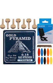 Gold Pramid 0.18 Kısa Sap Bağlama Teli 5'Li Ekonomik Set