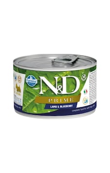 N&D Prime Tahılsız Kuzu Etli ve Yaban Mersinli Konserve Yetişkin Köpek Maması 140 G N&D Prime Tahılsız Kuzu Etli ve Yaban Mersinli Konserve Yetişkin Köpek Maması 140 G