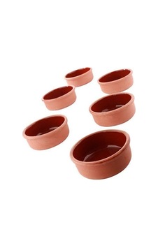 Tam Set İçi Sırlı Toprak Güveç Kasesi 6 Adet Fırın Sütlaç Kasesi Dış Yüzeyi Naturel Porsiyonluk Kase Çok Renkli Tam Set İçi Sırlı Toprak Güveç Kasesi 6 Adet Fırın Sütlaç Kasesi Dış Yüzeyi Naturel Porsiyonluk Kase Çok Renkli
