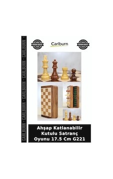 Ahşap Katlanabilir Kutulu Satranç Oyunu 17.5 Cm G221 Salon Aksesuar Ev Eğlencesi Ahşap Katlanabilir Kutulu Satranç Oyunu 17.5 Cm G221 Salon Aksesuar Ev Eğlencesi