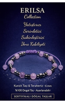 Sertifikalı Yatıştırıcı Ve Sakinleştirici Bilekliği Kunzit Taşı Çok Renkli Sertifikalı Yatıştırıcı Ve Sakinleştirici Bilekliği Kunzit Taşı Çok Renkli