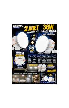 2 Adet -36w Led Panel Ayarlanabilir Beyaz Işık 8-20 Cm Yaylı Asma Tavan Armatürü 22cm Ultra Yüksek Lümen Beyaz Işık Tak Çalıştır Set ,spot Lamba ,sıvaaltı Led Panel,led Işıklı Panel Led 2 Adet -36w Led Panel Ayarlanabilir Beyaz Işık 8-20 Cm Yaylı Asma Tavan Armatürü 22cm Ultra Yüksek Lümen Beyaz Işık Tak Çalıştır Set ,spot Lamba ,sıvaaltı Led Panel,led Işıklı Panel Led