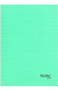 Notte A4 80 Çizgili Karton Kapak Dikişli Pastel Defter Yeşil