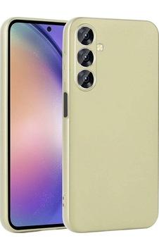 Samsung Uyumlu Galaxy A16 Kılıf Zore Premier Silikon Kapak Gold Samsung Uyumlu Galaxy A16 Kılıf Zore Premier Silikon Kapak Gold