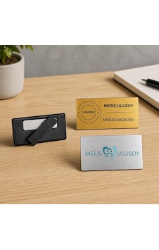 Mıknatıslı Metal Personel Yaka Kartı - Kişiye Özel İsimli Ve Logolu Kurumsal İsimlik Sarı Mıknatıslı Metal Personel Yaka Kartı - Kişiye Özel İsimli Ve Logolu Kurumsal İsimlik Sarı