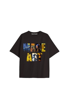 Kalic Studio Unisex Van Gogh Baskılı Oversize Tshirt Siyah-99 Kalic Studio Unisex Van Gogh Baskılı Oversize Tshirt Siyah-99