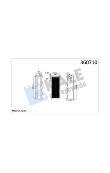 Intercooler Kale 360710 Audi A3 / Seat