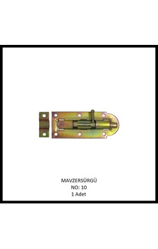 Mavzer Sürgü No: 10 Sarı Mavzer Sürgü No: 10 Sarı