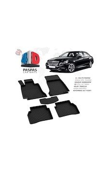 Mercedes E Serisi W212 4d Araca Özel Havuzlu Kauçuk Paspas 2009-2016