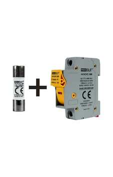 Mexxsun 20a 1000v Dc Sigorta + Sigorta Yuvası Mexxsun 20a 1000v Dc Sigorta + Sigorta Yuvası