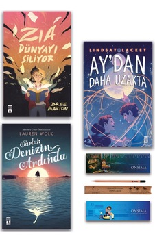 Genç Timaş Ay Dan Daha Uzakta - Zia Dünyayı Siliyor - Parlak Denizin Ardında Set 3 Kitap