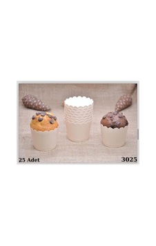 Makaron Krem Bej Muffin Cupcake Kek Kalıbı 25 Adet Çok Renkli Makaron Krem Bej Muffin Cupcake Kek Kalıbı 25 Adet Çok Renkli