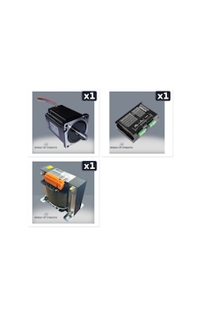 8.5 Nm Nema 34 Step Motor + Dm860h Sürücü + 60v 24a Güç Kaynağı Seti 8.5 Nm Nema 34 Step Motor + Dm860h Sürücü + 60v 24a Güç Kaynağı Seti
