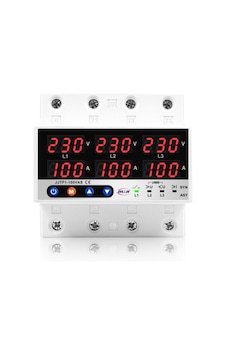 Jıujı Ev Tipi 100a Trifaz Gerilim Ve Akım Koruma Rölesi Voltaj Koruyucu 3 Fazlı - Ayrışık Faz Koruma Jıujı Ev Tipi 100a Trifaz Gerilim Ve Akım Koruma Rölesi Voltaj Koruyucu 3 Fazlı - Ayrışık Faz Koruma