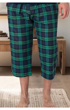Mecit Pijama Mecit 3008 Yeşil Ekoseli Erkek Capri Alt Pijama Yeşil Mecit Pijama Mecit 3008 Yeşil Ekoseli Erkek Capri Alt Pijama Yeşil