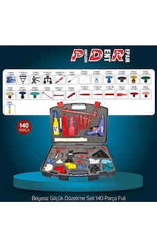 144 Parça Boyasız Göçük Düzeltme Seti Çantası