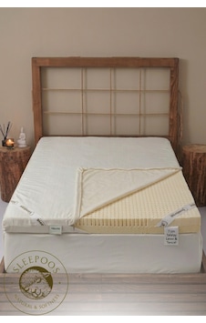 Sleepoos Çift Kişilik 7 CM Lateks Yatak Pedi