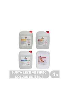 Supta Leke ve Kireç Çözücü Seti 4 x 5 L