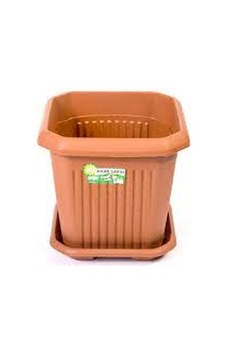 5 Adet 4lt Kahve Rengi Kaliteli Plastik Çiçek Saksısı Hobi Balkon 5 Adet 4lt Kahve Rengi Kaliteli Plastik Çiçek Saksısı Hobi Balkon