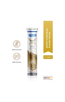 Dr. Wagner Multi-Gold Takviye Edici Gıda 20 Efervesan Tablet Dr. Wagner Multi-Gold Takviye Edici Gıda 20 Efervesan Tablet