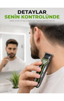 Profesyonel Erkek Tıraş Makinesi 3 Taraklı T Tipi Bıçaklı Usb Şarjlı Saç Sakal Kesme Makinesi - Lisinya 1 - 2 Saat Profesyonel Erkek Tıraş Makinesi 3 Taraklı T Tipi Bıçaklı Usb Şarjlı Saç Sakal Kesme Makinesi - Lisinya 1 - 2 Saat