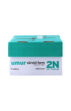Umur Sürekli Form 11x24 2 Nüsha ( 5.5 Perforeli ) 1000'li Umur Sürekli Form 11x24 2 Nüsha ( 5.5 Perforeli ) 1000'li