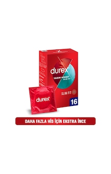 Durex Yakın Hisset Slim Fit Prezervatif 16'lı Durex Yakın Hisset Slim Fit Prezervatif 16'lı