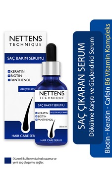 Nettens Hair Saç Serumu Biotin Ve Keratin Bakım Serumu 50 Ml