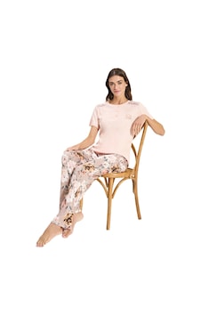 Over Sleep By Poleren Over Sleep 3340 Kadın Modal Yazlık Takım M-l-xl-2xl Pudra Over Sleep By Poleren Over Sleep 3340 Kadın Modal Yazlık Takım M-l-xl-2xl Pudra